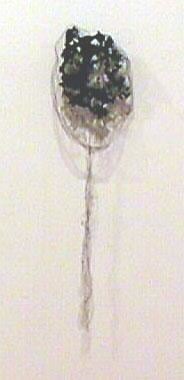 Remnant 2000 bronze, netting and thread