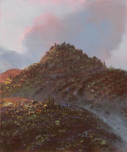 Stephen Hannock Tuscan Tapestry at Dusk (Mass MoCA #119), 2009