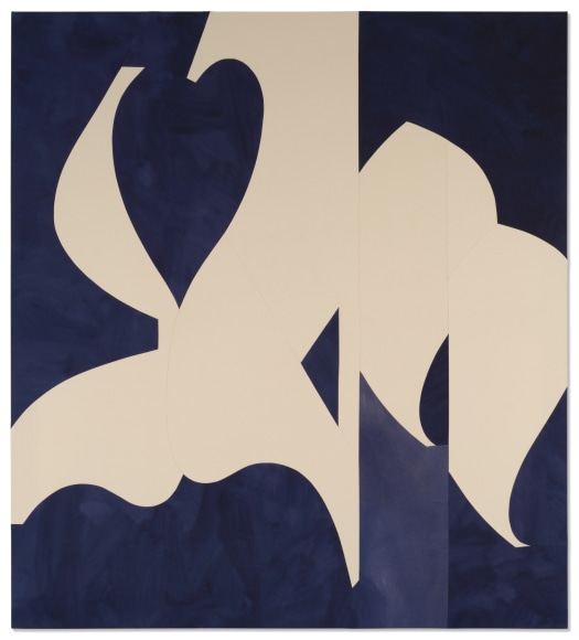 Sarah Crowner Layered Leaves and Cut-Out, 2019