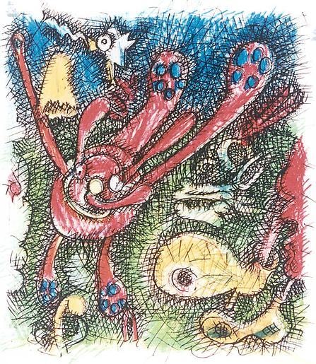 Elizabeth Murray Red Violet