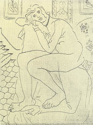 Nu assis et portrait de Madame Cézanne 1929,