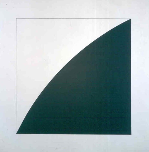 Ellsworth Kelly Black Curve Radius 50, 1976