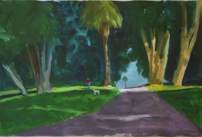 Paul Wonner In Lafayette Park V, 2004