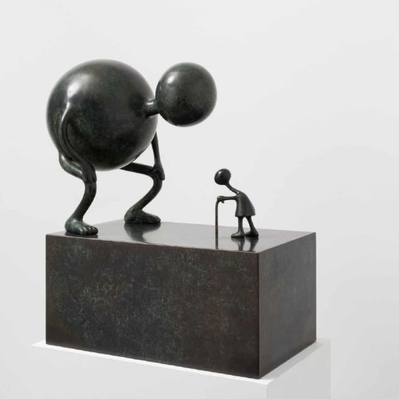 Tom Otterness Youth and Age, 2017