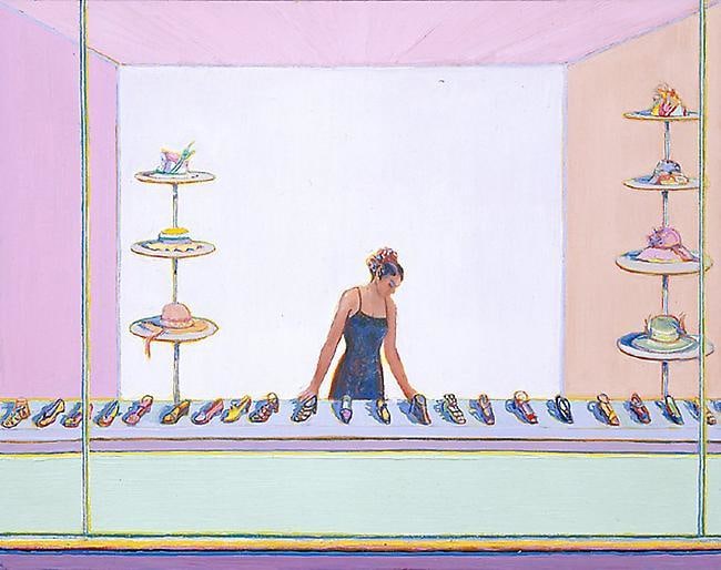 Wayne Thiebaud Shoes and Hats, 2003