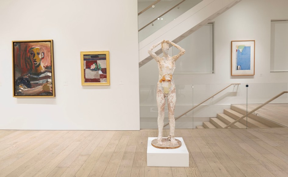 Installation image of Historical Bay Area Painters.&nbsp;