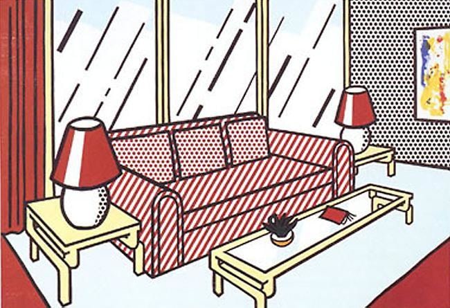 Roy Lichtenstein Red Lamps