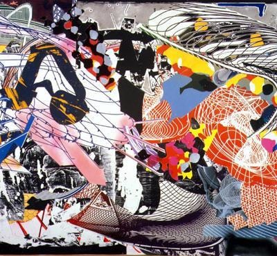 Frank Stella Study for Karpathenburg III