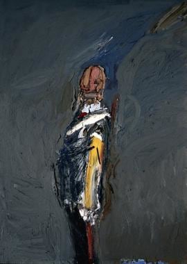 Nathan Oliveira Standing Man with Stick #2
