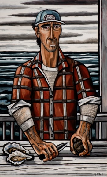 David Bates, The Oyster Shucker, 2016