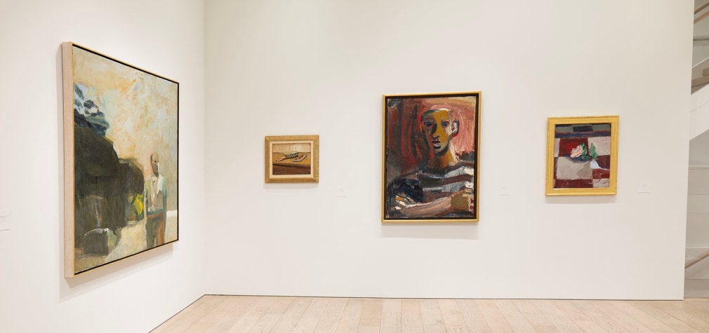 Installation image of Historical Bay Area Painters.&nbsp;