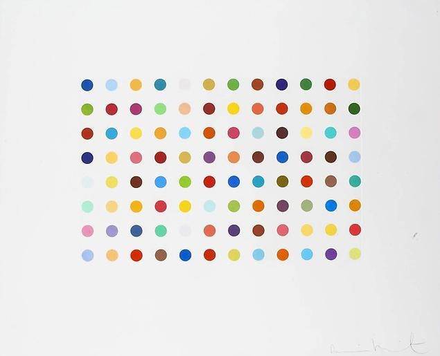 Damien Hirst Bromphenol Blue - Xylene Cyanol Dye Solution