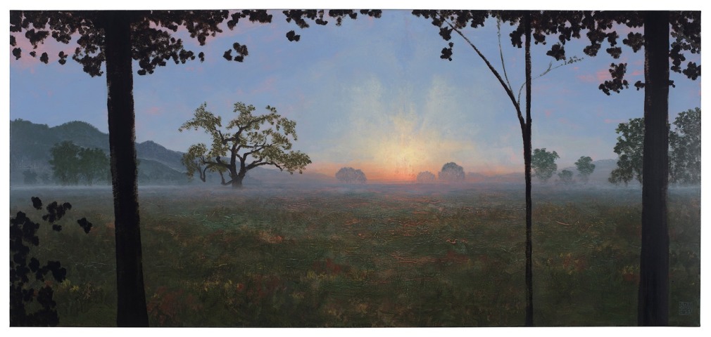 Stephen Hannock Napa Dawn for G.B. (Mass MoCA #344), 2022