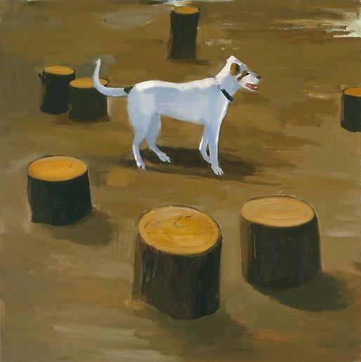 Stumped 2006 oil on linen