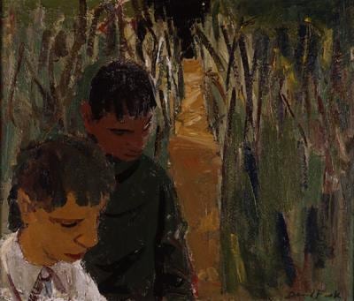 David Park Figures in a Landscape