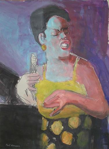 Sarah Vaughn Singing, Riviera Hotel, Las Vegas