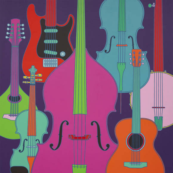 Michael Craig-Martin Untitled (Strings), 2022