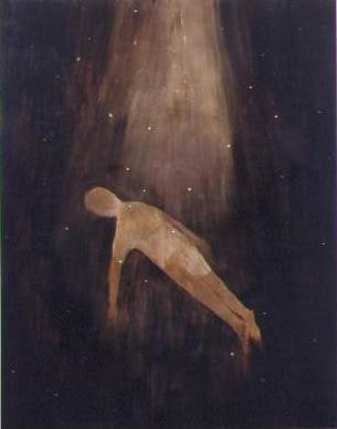 Weight 2002 oil and emulsified tar on canvas