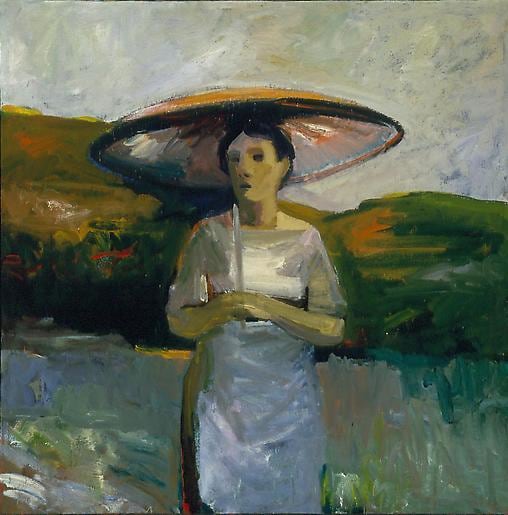 Elmer Bischoff Woman with Umbrella 