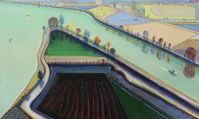 Wayne Thiebaud River Boats