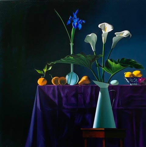 Bruce Cohen Still Life with Calla Lilies in Pitcher, 2020