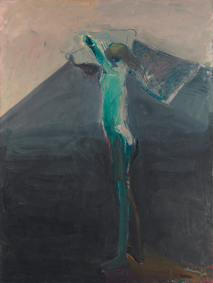 Nathan Oliveira, Woman Undressing, 1961