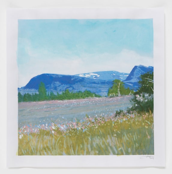 Isca Greenfield-Sanders Blue Mountain, 2021