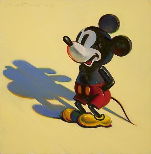 Wayne Thiebaud Mickey Mouse, 1988