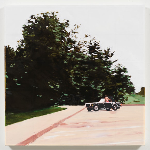 Convertible, 2018 Mixed media oil on canvas