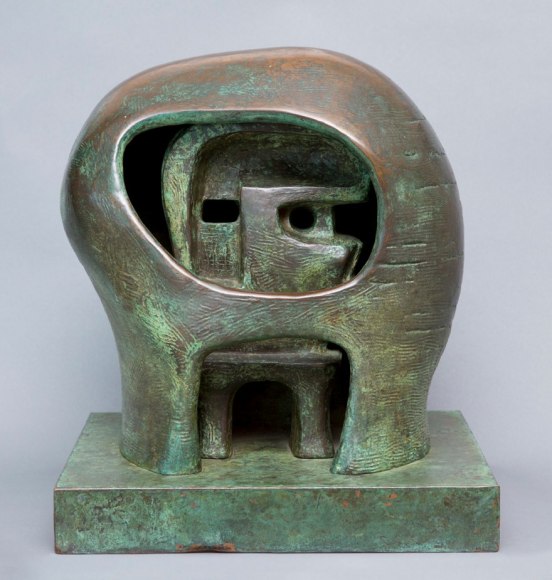 Henry Moore, Helmet Head, No. 3, 1960