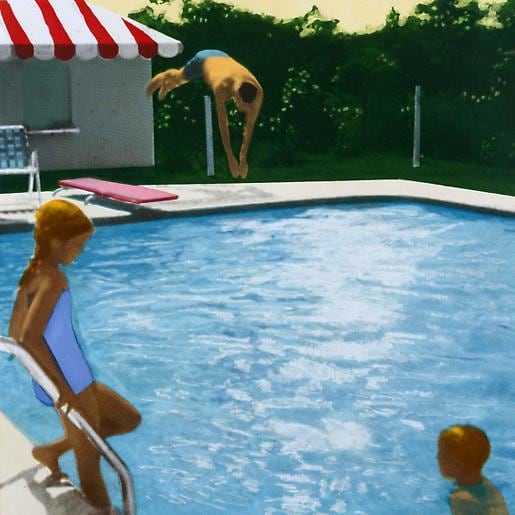 Blue Suit Bather
