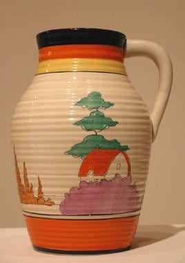 Orange Roof Cottage single-handled lotus jug