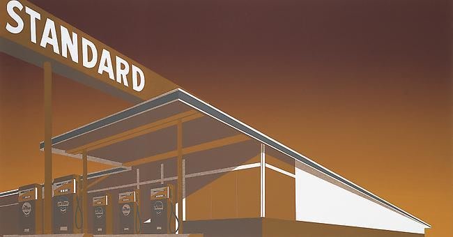 Ed Ruscha Mocha Standard, 1969