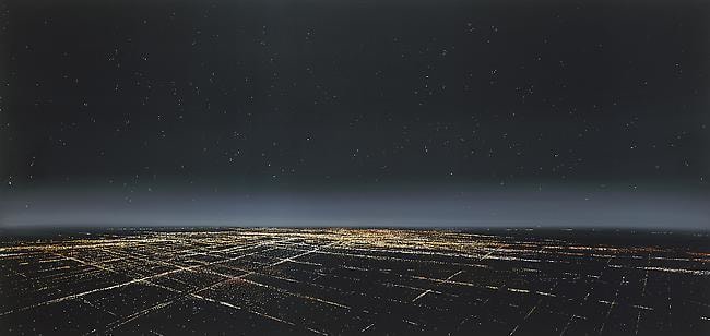 Curvature 2007 oil on canvas mounted on panel