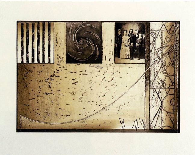 Untitled 2001 intaglio on paper