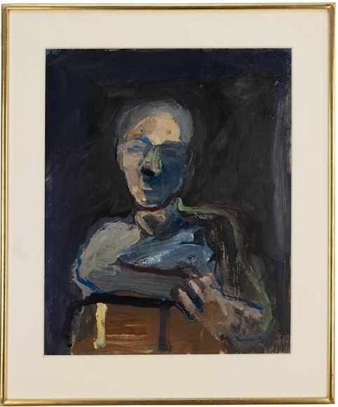 Nathan Oliveira Portrait #1, 1961