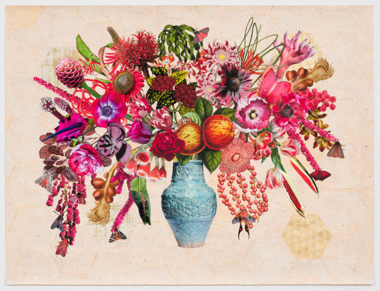 Jane Hammond Seljuk Jar with Beehive Ginger, Shaggy Scarlet Cups and Tailor Bird Nest, 2024