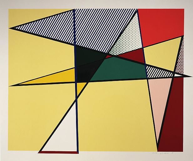 Imperfect 1988 15 color woodcut/screenprint/collage