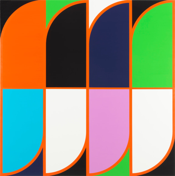 Sarah Morris Red Jardim Botanico [Rio], 2015