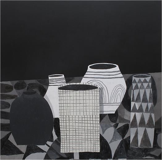 Jonas Wood New Pot Still Life, 2009