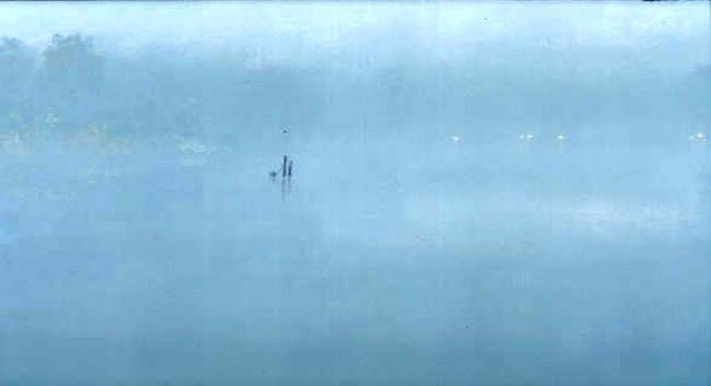 Stephen Hannock Morning Fog: Green Light,&nbsp;2001