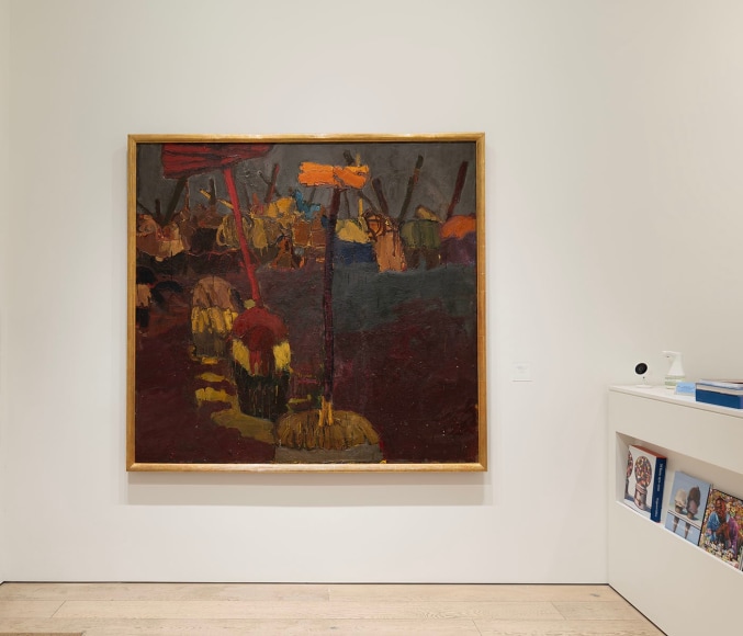 Installation image of Historical Bay Area Painters.&nbsp;