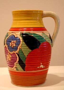 Red Gardenia single-handled lotus jug