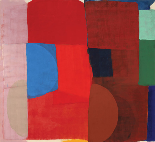 Anna Kunz,&nbsp;UNSEEING GREEN,&nbsp;2021, acrylic on canvas, 66 x 60 inches. Photo: Dario Lisagne NYC