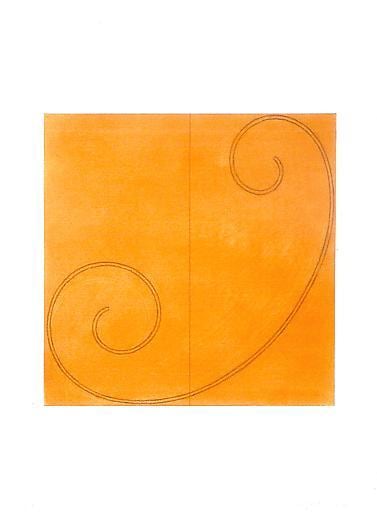 Robert Mangold Curled Figure Study