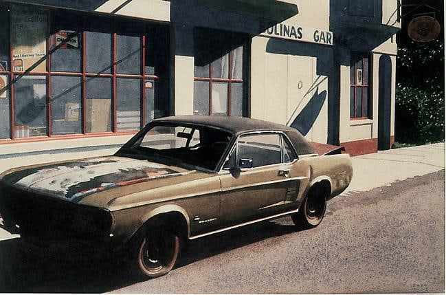 Robert Bechtle Bolinas Mustang