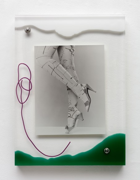 Elad Lassry, Untitled (Legs, Text)