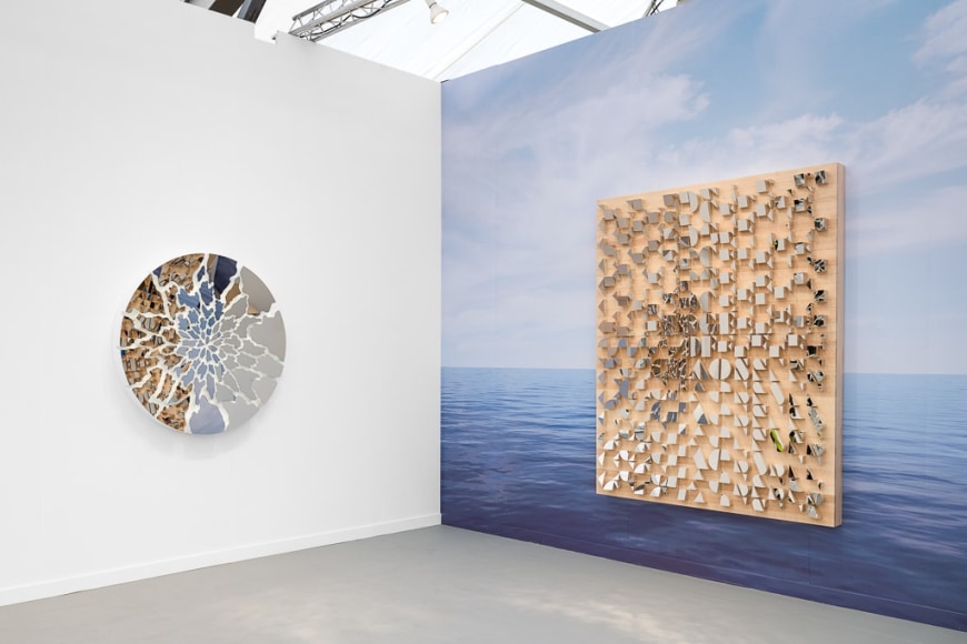 Installation view: Doug Aitken, Frieze Los Angeles, 2023, 303 Gallery, Booth B11, Photo: Ed Mumford