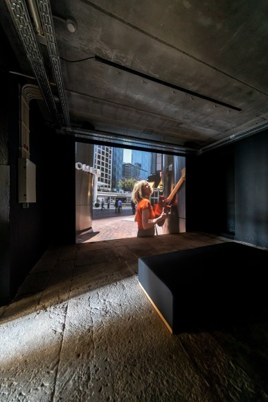 Installation view: Kim Gordon, Object of Projection, curated by Lawrence English, gnration, Braga, Portugal., Photo: Adriano Ferreira Borges