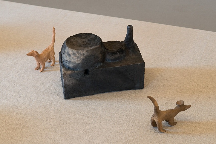 Marina Pinsky, Base of a column, Installation view: Parallel, Oaxaca, 2018